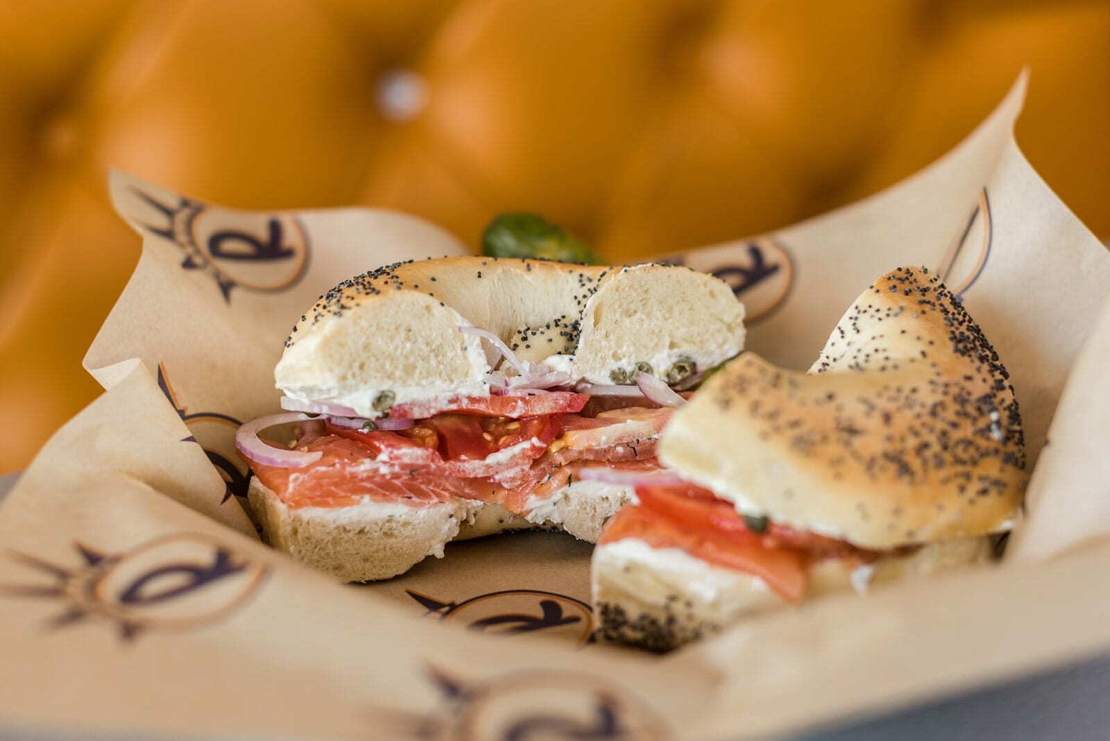 Rosenberg's Bagels food photography by From the Hip Photo